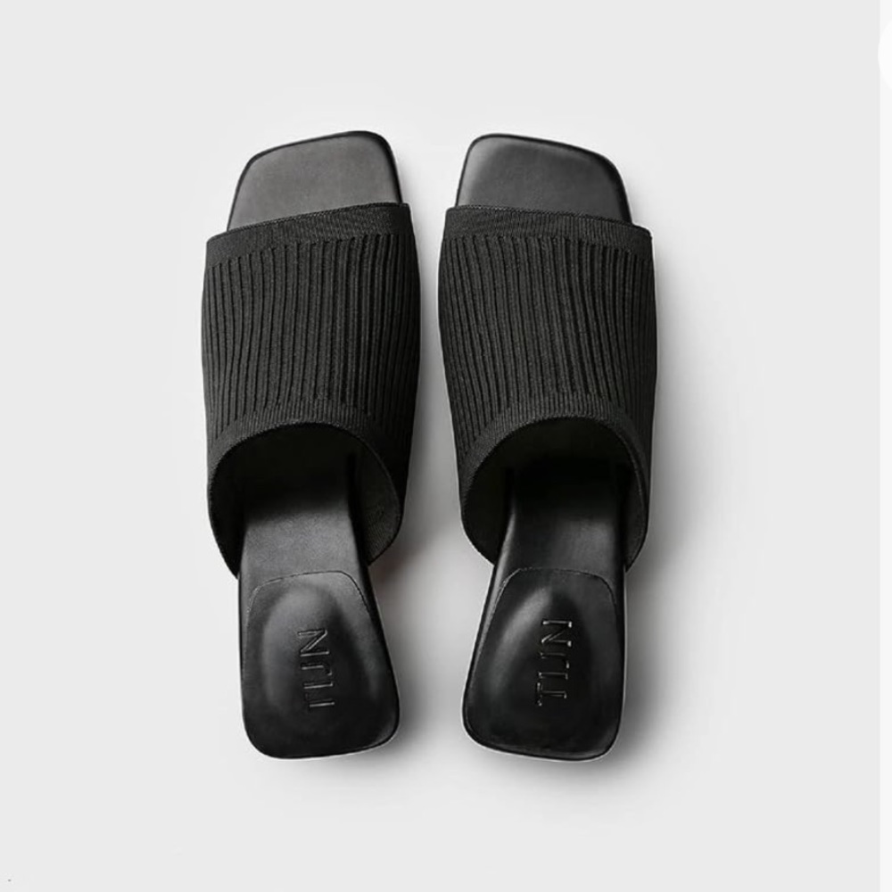 TIJN Open Toe Heeled Mules for Women - great shape!